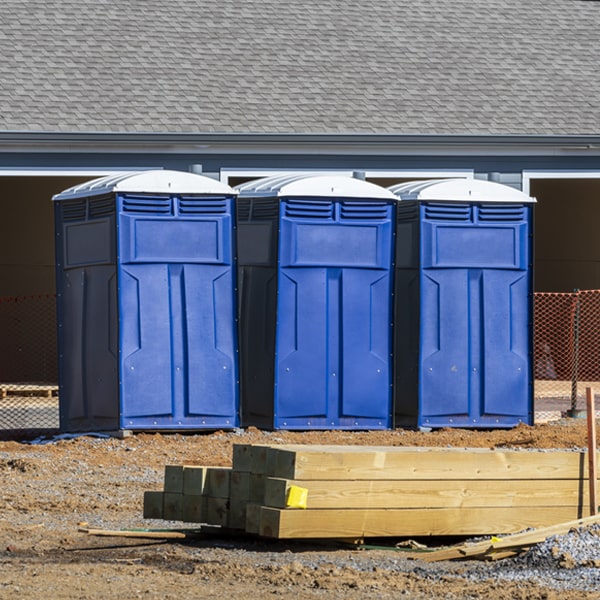 do you offer hand sanitizer dispensers inside the porta potties in Warfield Kentucky